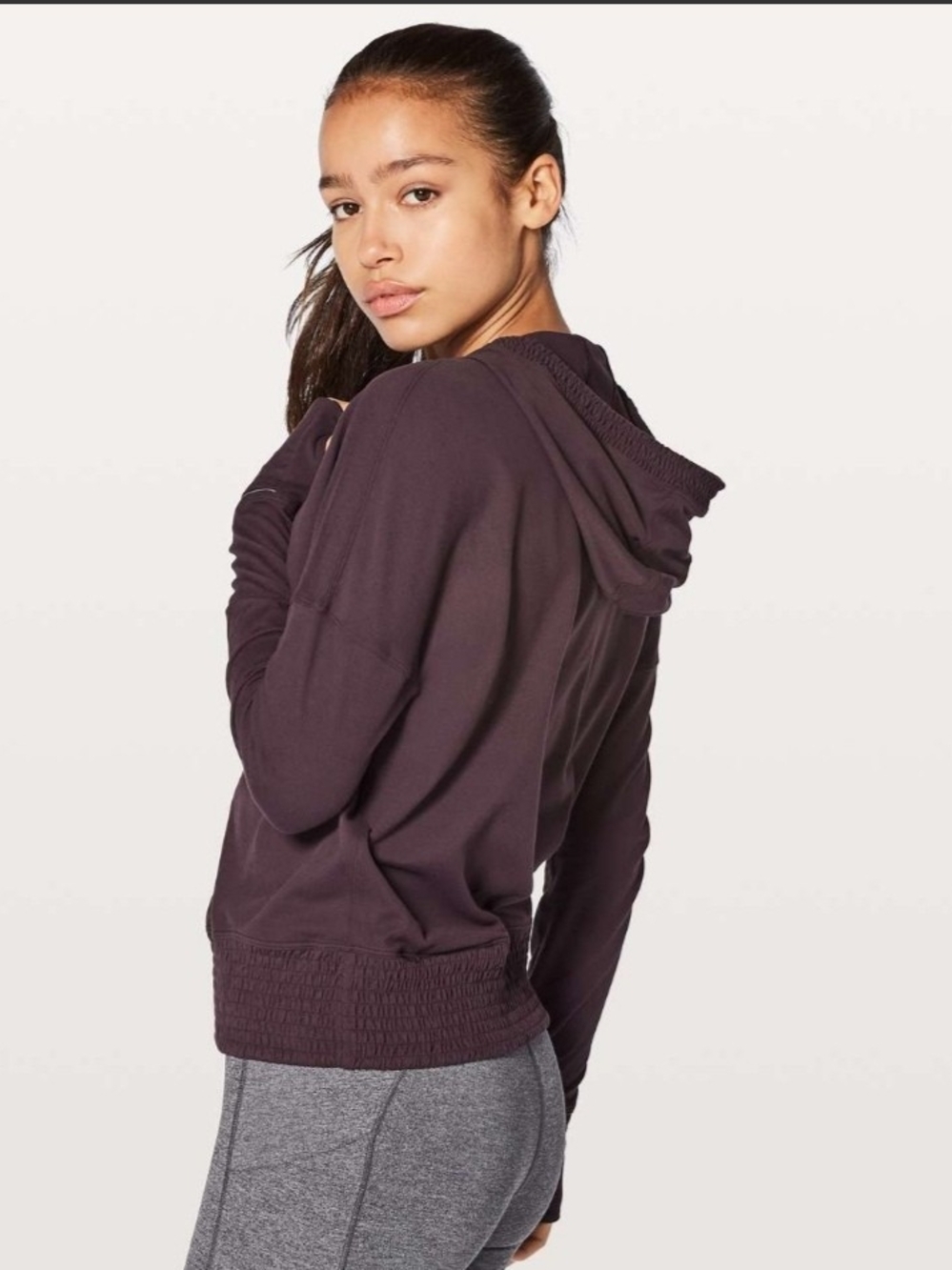 Lululemon| Plum Hooded Sweatshirt